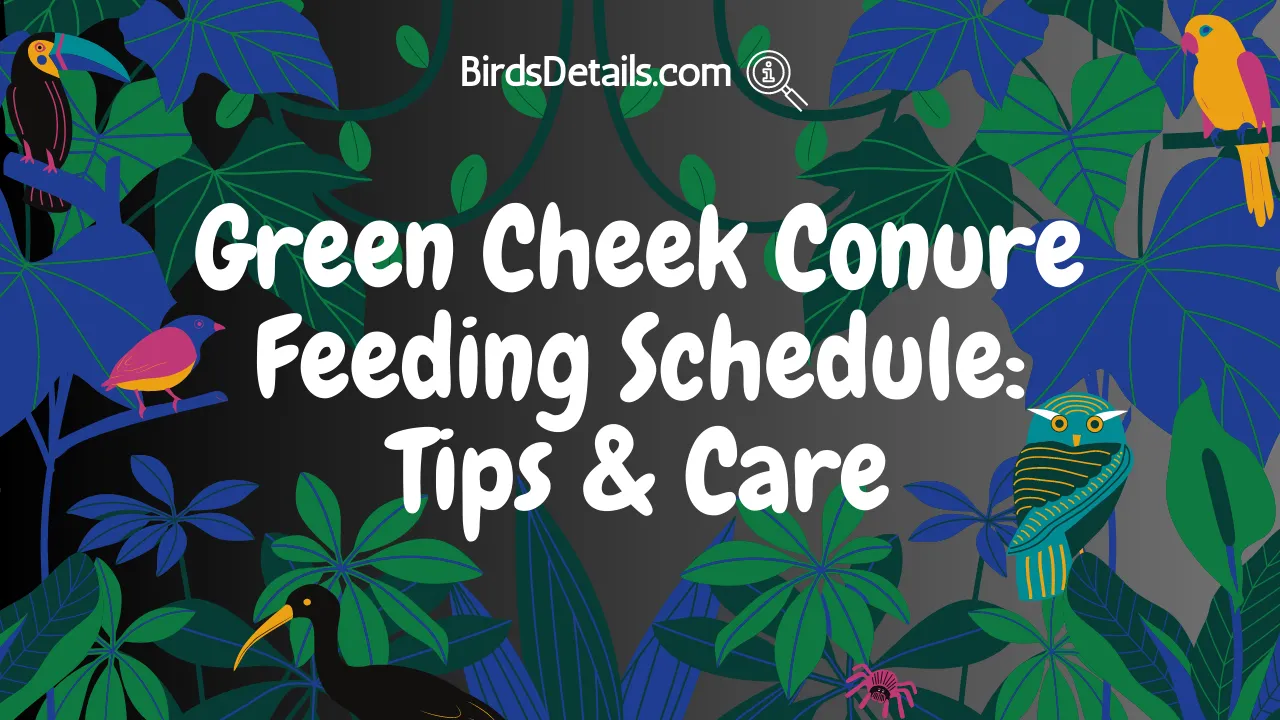 Green Cheek Conure Feeding Schedule