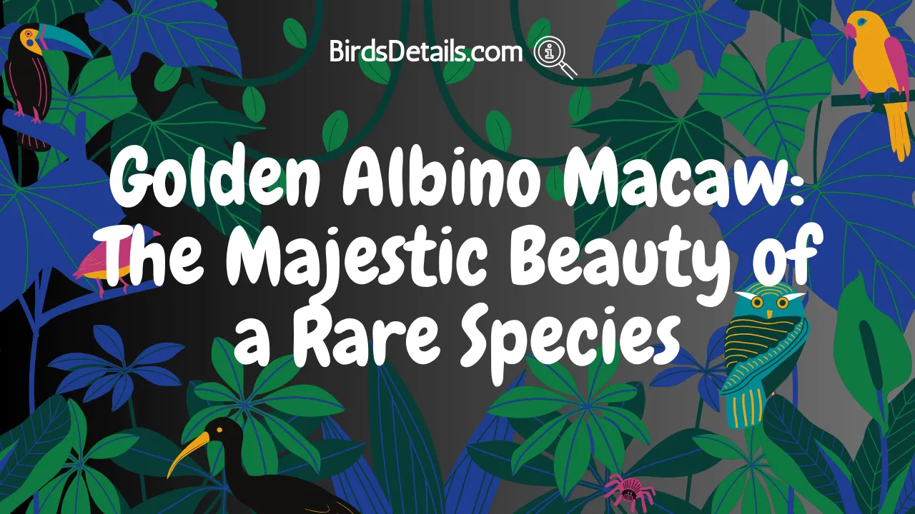 Golden Albino Macaw
