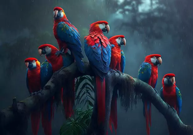 Unveiling the Composite Traits of the Flame Macaw Personality and Appearance